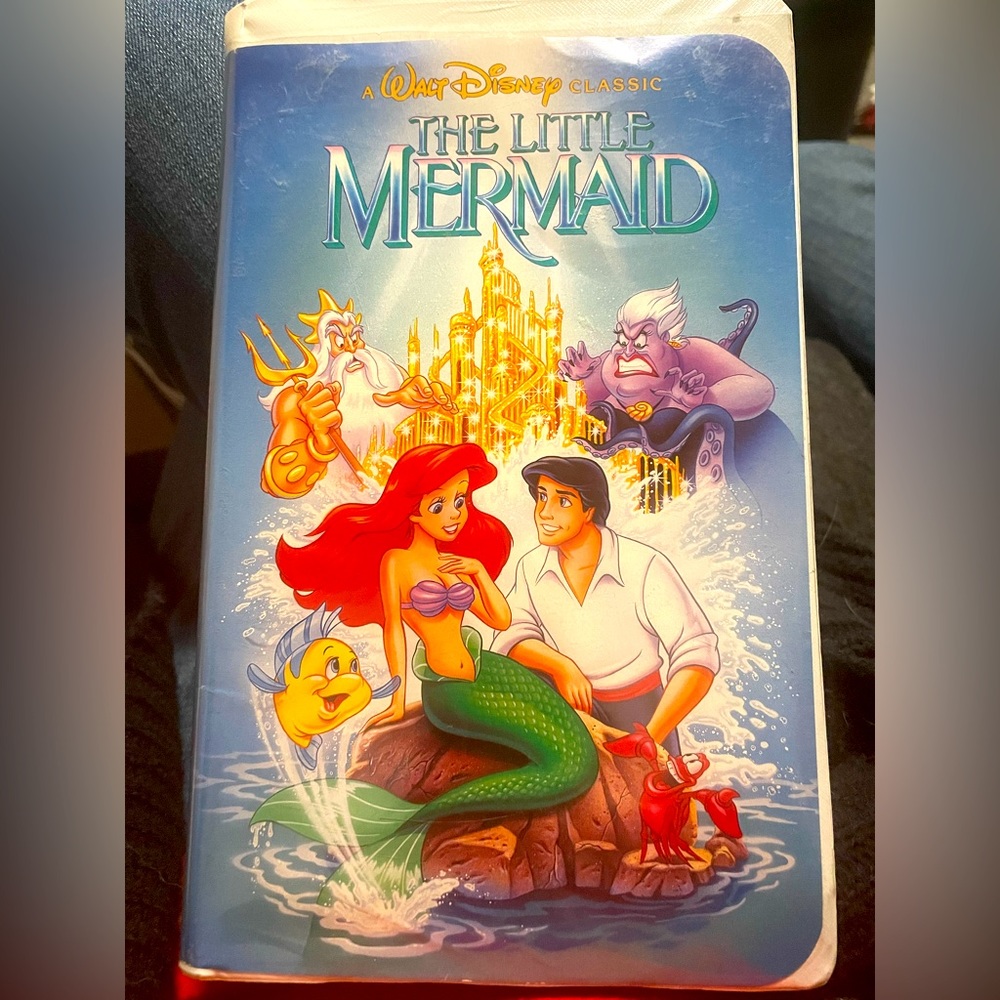 Little Mermaid Rare Banned Cover Black Diamond Edition VHS